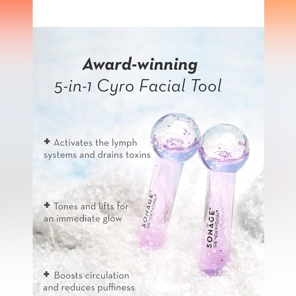 💚 2/$30 SONAGE Baby Frioz Facial Ice Globes - Picture 11 of 11